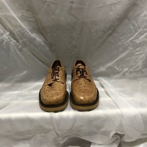 New !! El General Cream Ostrich Men’s Shoe | $89 | Size : 10
